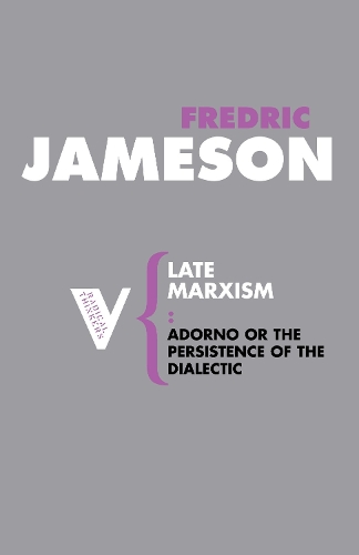 Паперова книга «Late Marxism: Adorno, Or, the Persistence of the Dialectic», автор Фредерік Джеймсон - фото №1
