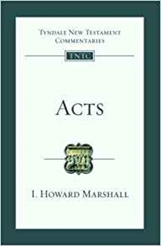 Паперова книга «Acts: Tyndale New Testament Commentary», автор Говард Маршалл - фото №1