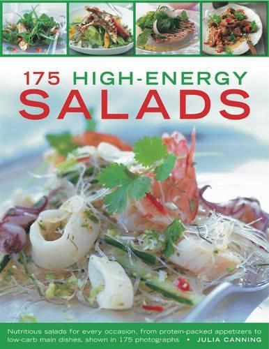 Паперова книга «175 High-energy Salads», автор Джулія Каннінг - фото №1