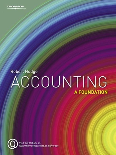 Паперова книга «Accounting: A Foundation», автор Роберт Ходж - фото №1