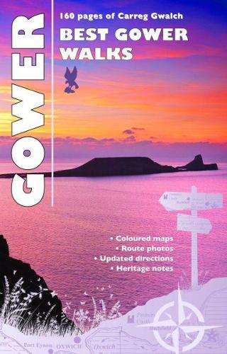 Паперова книга «Carreg Gwalch Best Walks: Best Gower Walks», автор Ллігад Гвалч Сайф - фото №1