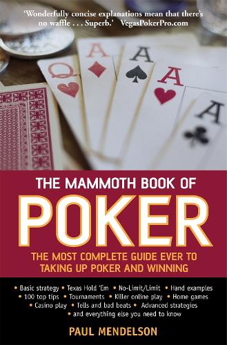 Бумажная книга «The Mammoth Book of Poker», автор Пол Мендельсон - фото №1