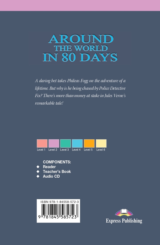 Бумажная книга «Around the World in 80 Days », автор Жюль Верн - фото №1