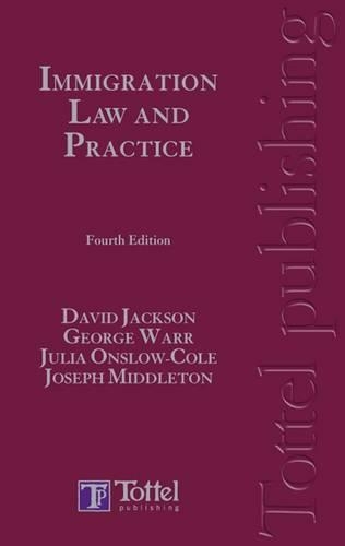Паперова книга «Immigration Law and Practice», авторів Девід К. Джексон, Джозеф Міддлтон, Джулія Онслоу-Коул - фото №1