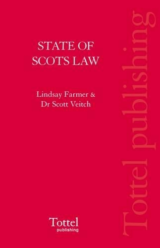 Бумажная книга «The State of Scots Law», автор Скотт Вейтч - фото №1