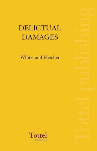Паперова книга «Delictual Damages», авторів Майкл Флетчер, Робін М. Вайт - фото №1