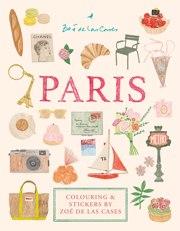 Бумажная книга «Paris: Colouring and stickers by Zoé de Las Cases», автор Зое де Лас Касес - фото №1