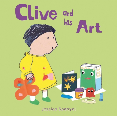 Паперова книга «Clive and his Art», автор Джессіка Спеньйол - фото №1
