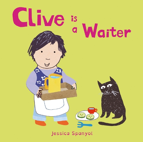 Паперова книга «Clive is a Waiter», автор Джессіка Спеньйол - фото №1