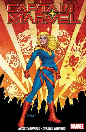Бумажная книга «Captain Marvel Vol. 1: Re-entry», автор Келли Томпсон - фото №1
