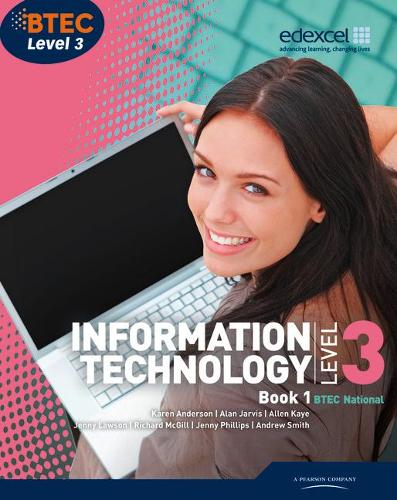 Паперова книга «BTEC Level 3 National IT Student Book 1», авторів Алан Джарвіс, Ендрю Сміт, Річард МакГілл - фото №1