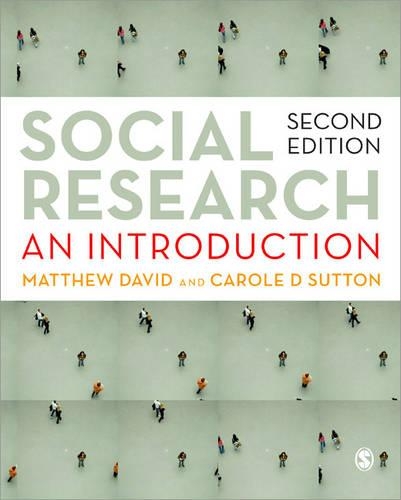 Паперова книга «Social Research: An Introduction», авторів Керол Саттон, Метью Девід - фото №1