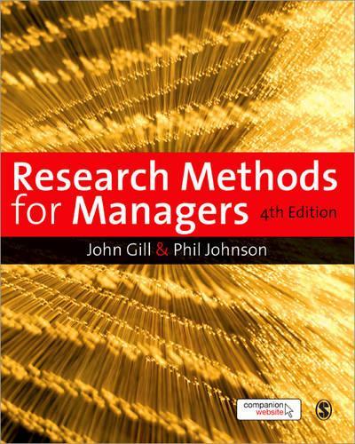 Бумажная книга «Research Methods for Managers», автор Джон Гилл - фото №1