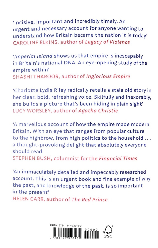 Бумажная книга «Imperial Island: A History of Empire in Modern Britain», автор Шарлотта Лидия Райли - фото №1