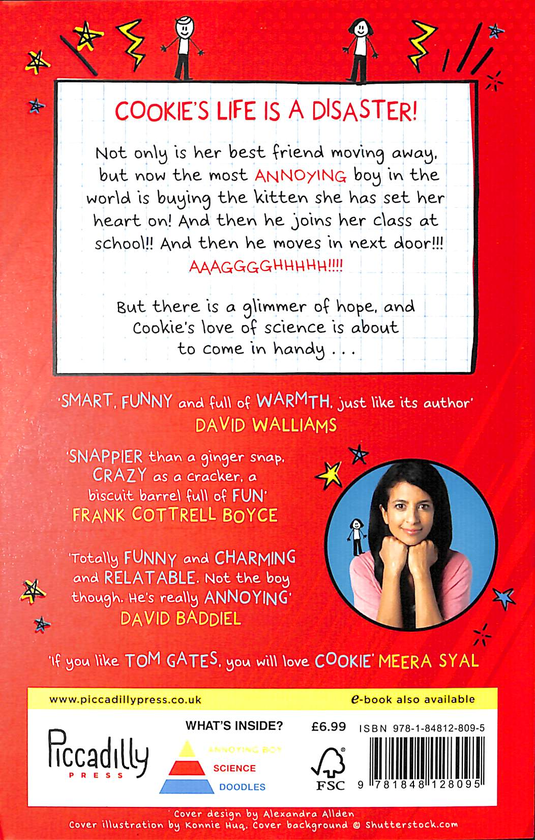 Паперова книга «Cookie! Book 1. Cookie and the Most Annoying Boy in the World», автор Конні Хук - фото №1