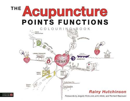 Бумажная книга «The Acupuncture Points Functions Colouring Book», автор Райни Хатчинсон - фото №1