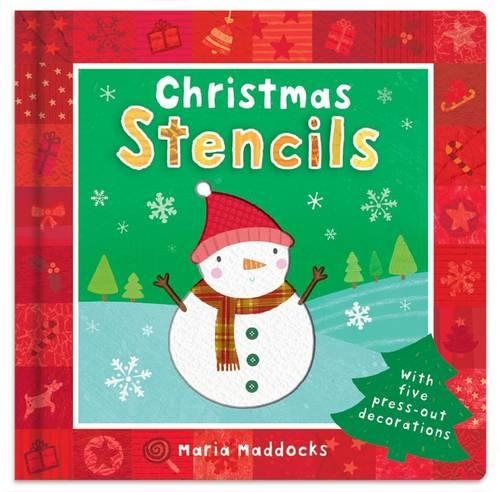 Паперова книга «Christmas Stencils», автор Марія Меддокс - фото №1
