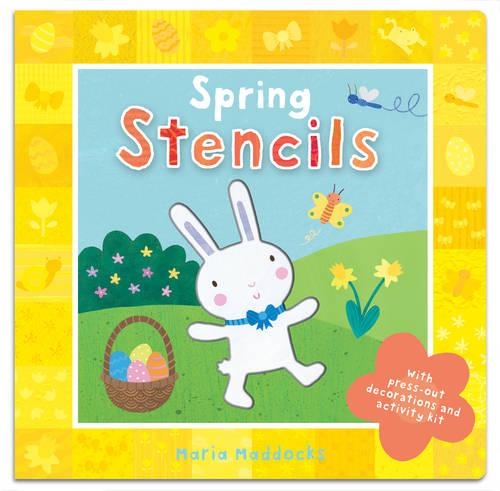 Паперова книга «Spring Stencils», автор Марія Меддокс - фото №1