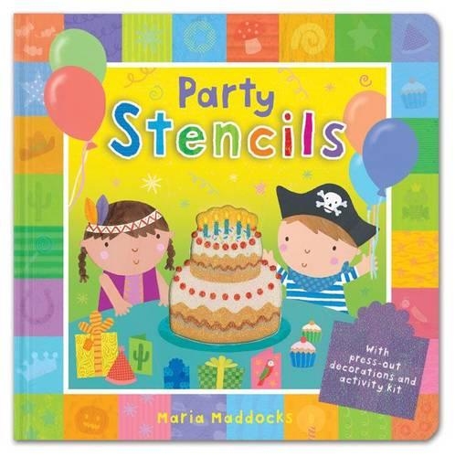 Бумажная книга «Party Stencils», автор Мария Мэддокс - фото №1