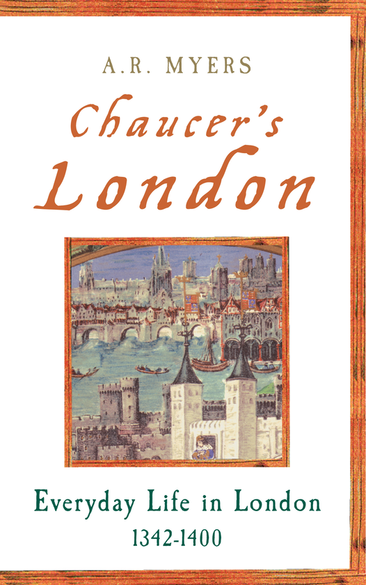 Бумажная книга «Chaucer's London» - фото №1