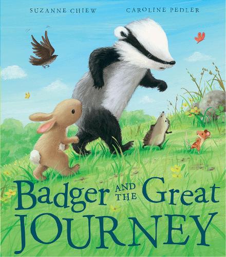 Паперова книга «Badger and the Great Journey», автор Сюзанна Чів - фото №1