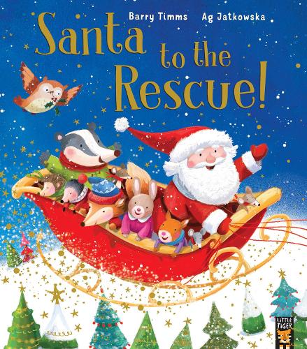 Бумажная книга «Santa to the Rescue!», автор Барри Тиммс - фото №1