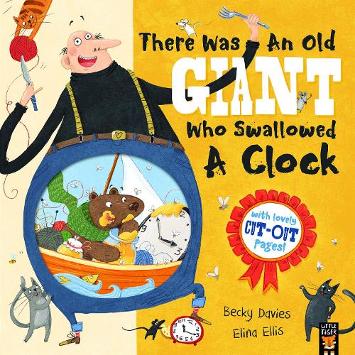 Паперова книга «There Was an Old Giant Who Swallowed a Clock», автор Беккі Девіс - фото №1