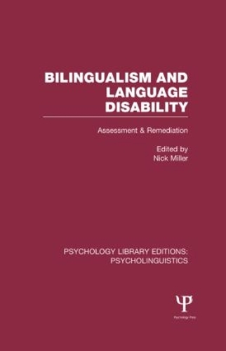 Паперова книга «Bilingualism and Language Disability (PLE: Psycholinguistics): Assessment and Remediation» - фото №1