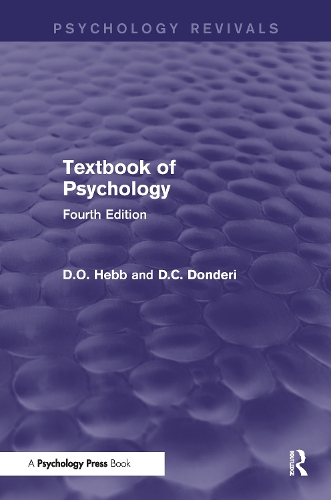 Бумажная книга «Textbook of Psychology (Psychology Revivals)», авторов Д.К. Дондери, Д.О. Хебб - фото №1