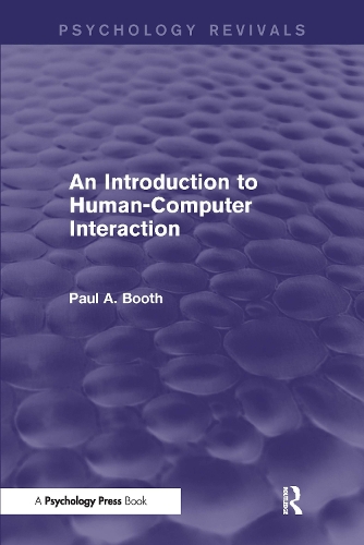 Бумажная книга «An Introduction to Human-Computer Interaction», автор Пол Бут - фото №1