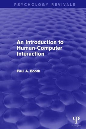 Паперова книга «An Introduction to Human-Computer Interaction», автор Пол Бут - фото №1