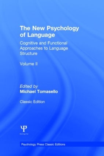 Паперова книга «The New Psychology of Language: Cognitive and Functional Approaches to Language Structure, Volume II» - фото №1