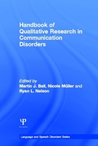 Паперова книга «Handbook of Qualitative Research in Communication Disorders» - фото №1