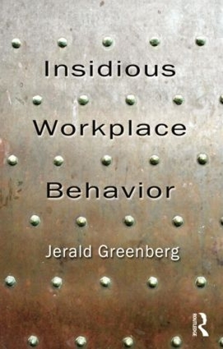 Паперова книга «Insidious Workplace Behavior» - фото №1