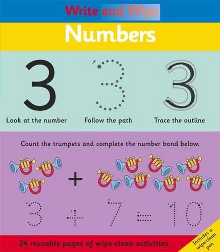 [object Object] «Write and Wipe: Numbers», автор Дженни Брум - фото №1