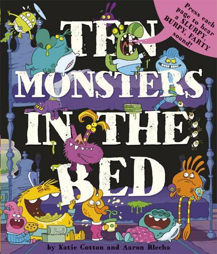 Паперова книга «10 Monsters in the Bed», автор Кеті Коттон - фото №1