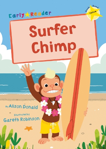 Бумажная книга «Surfer Chimp: (Yellow Early Reader)», автор Элисон Дональд - фото №1
