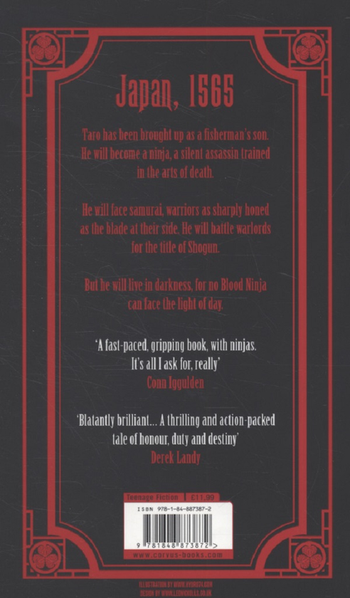 Паперова книга «Blood Ninja», автор Нік Лейк - фото №1