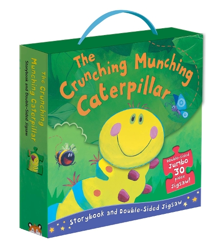 Бумажная книга «The Crunching Munching Caterpillar: Storybook and Double-Sided Jigsaw», авторов Джек Тикл, Шеридан Кейн - фото №1