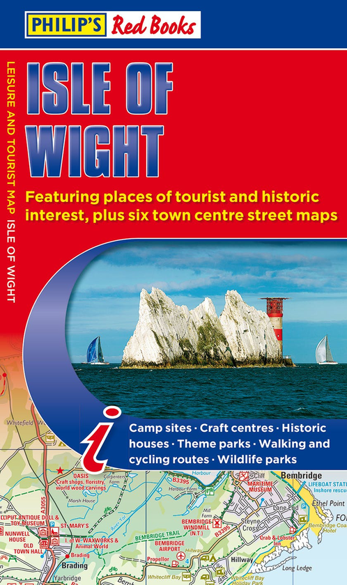Бумажная книга «Philip's Red Books Isle of Wight Map. Leisure and Tourist Map » - фото №1