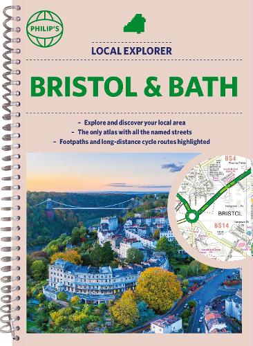 Бумажная книга «Philip's Local Explorer Street Atlas Bristol and Bath» - фото №1