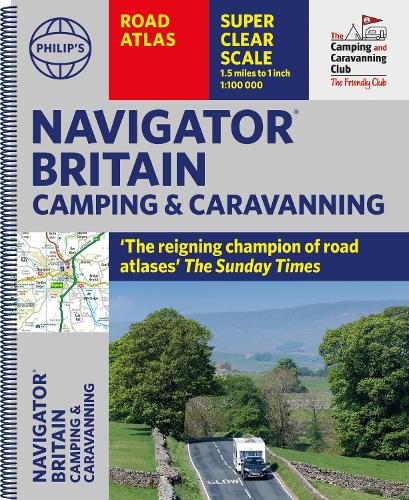 Бумажная книга «Philip's Navigator Camping and Caravanning Atlas of Britain» - фото №1