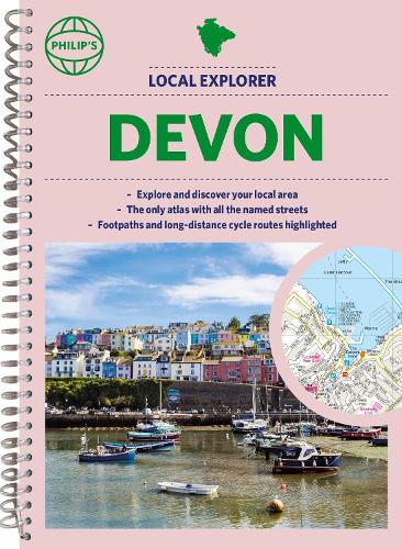 Бумажная книга «Philip's Local Explorer Street Atlas Devon» - фото №1