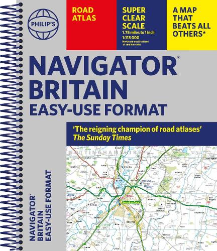 Бумажная книга «Philip's Navigator Britain Easy-use format: 'The reigning champion of Road Atlases'» - фото №1