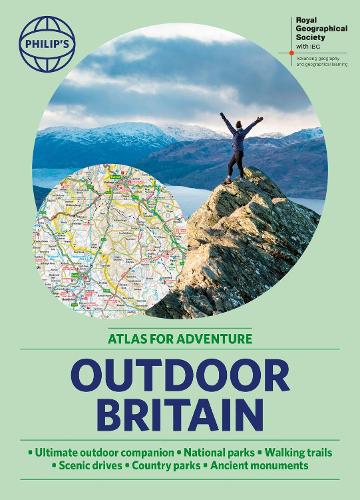 Бумажная книга «Philip's RGS Outdoor Britain: An Atlas for Adventure: A4 Paperback with handy flaps» - фото №1