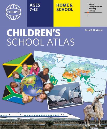 Паперова книга «Philip's RGS Children's  School Atlas: Paperback edition», авторів Девід Райт, Джилл Райт - фото №1