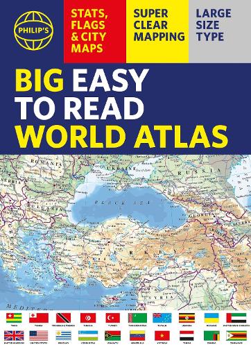 Паперова книга «Philip's Big Easy to Read World Atlas (A3): Packed with Flags, Facts and City Plans», автор Philip's Maps - фото №1