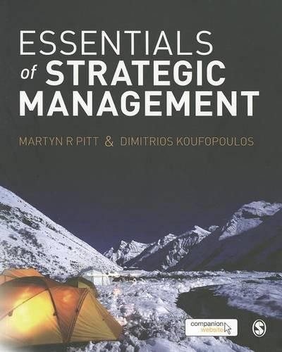 Паперова книга «Essentials of Strategic Management», авторів Дімітріос Куфопулос, Мартін Р. Пітт - фото №1