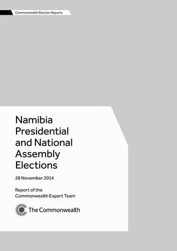 Бумажная книга «Namibia Presidential and National Assembly Elections, 28 November 2014», автор Экспертная группа Содружества - фото №1