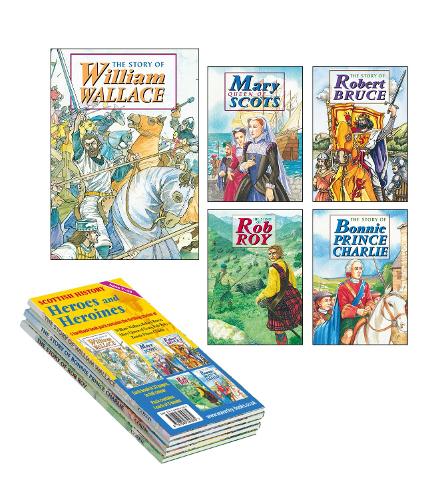 Паперова книга «William Wallace; Robert Bruce; Mary Queen of Scots; Rob Roy; Bonnie Prince Charlie 5 book pack: Scottish History - Heroes and Heroines», автор Девід Росс - фото №1